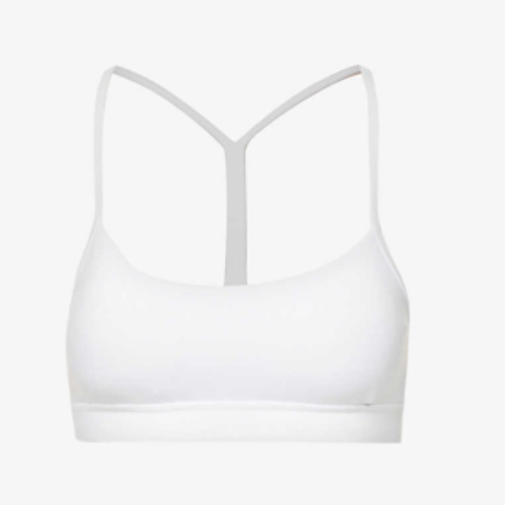 Lululemon Flow Y Bra Nulu in White